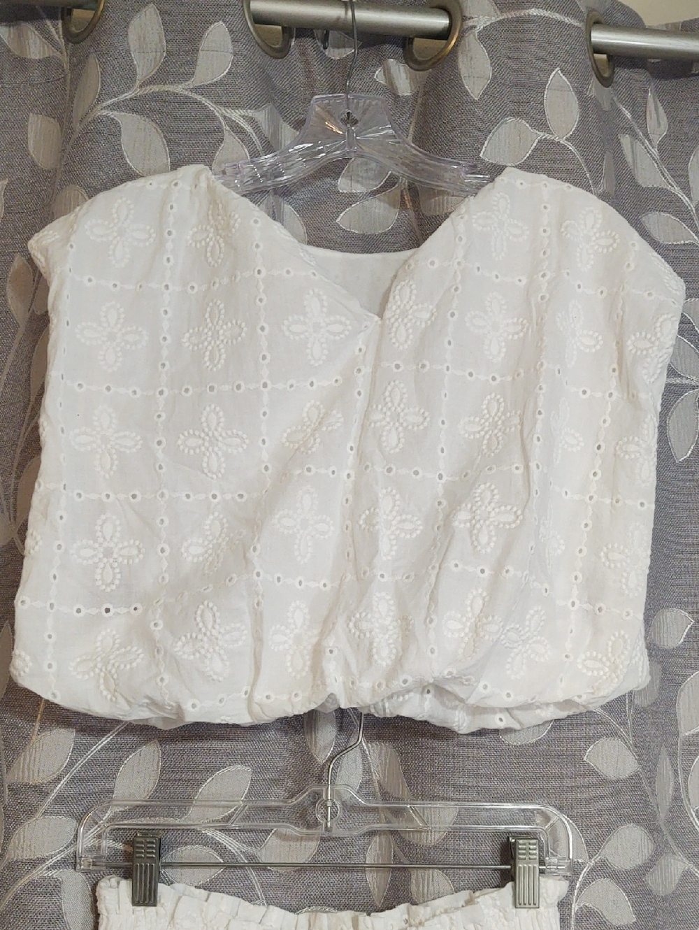 Blu Pepper White Eyelet Maxi Skirt Set - Picture 2 of 10
